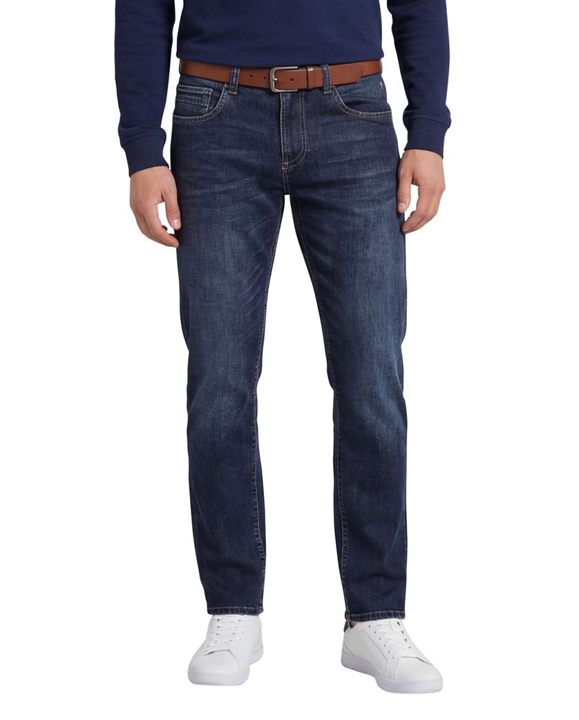 Pantalon Camel Active 5-pocket Big & Tall Donkerblauw spijker