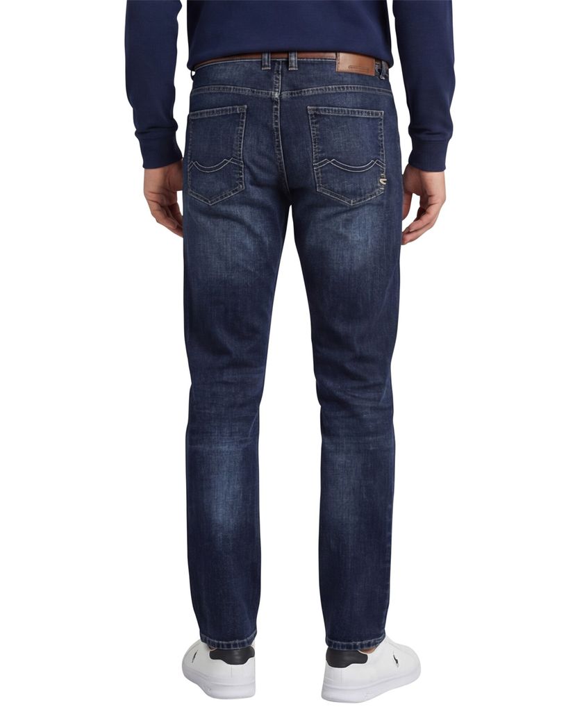 Pantalon Camel Active 5-pocket Big & Tall Donkerblauw spijker