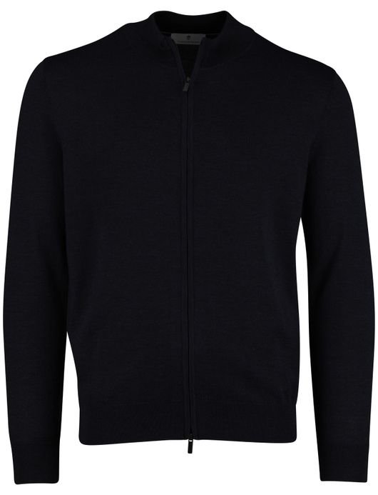 Thomas Maine navy vest normale fit merinowol