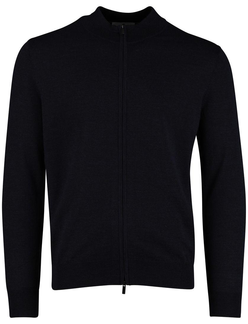 Thomas Maine normale fit vest navy merinowol