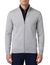 Thomas Maine grijs gêmeleerd vest rits merinowol