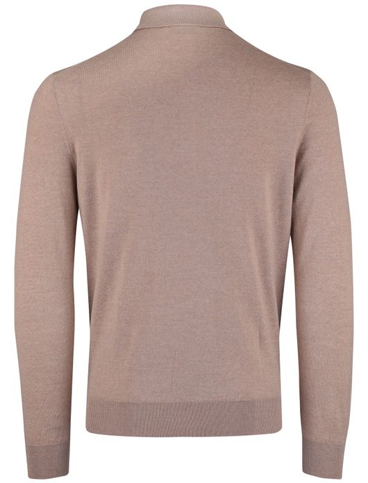 Thomas Maine 3-knoops polo beige