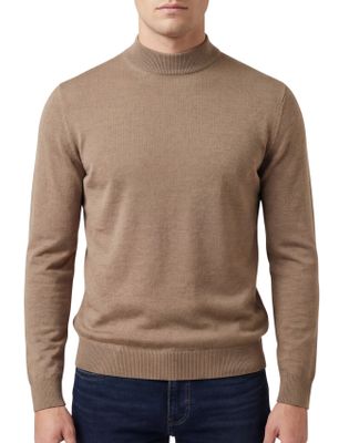 Thomas Maine Thomas Maine pullover turtleneck lichtbruin