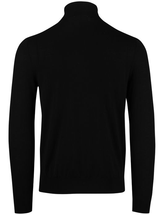 Thomas Maine coltrui zwart merinowol