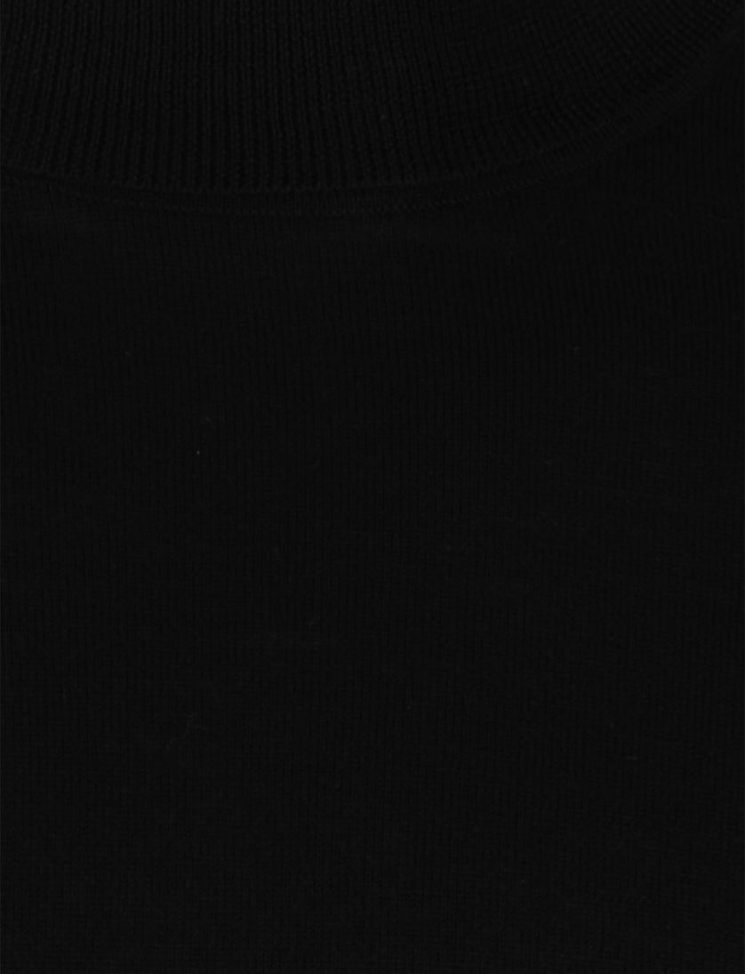 Thomas Maine coltrui zwart merinowol normale fit