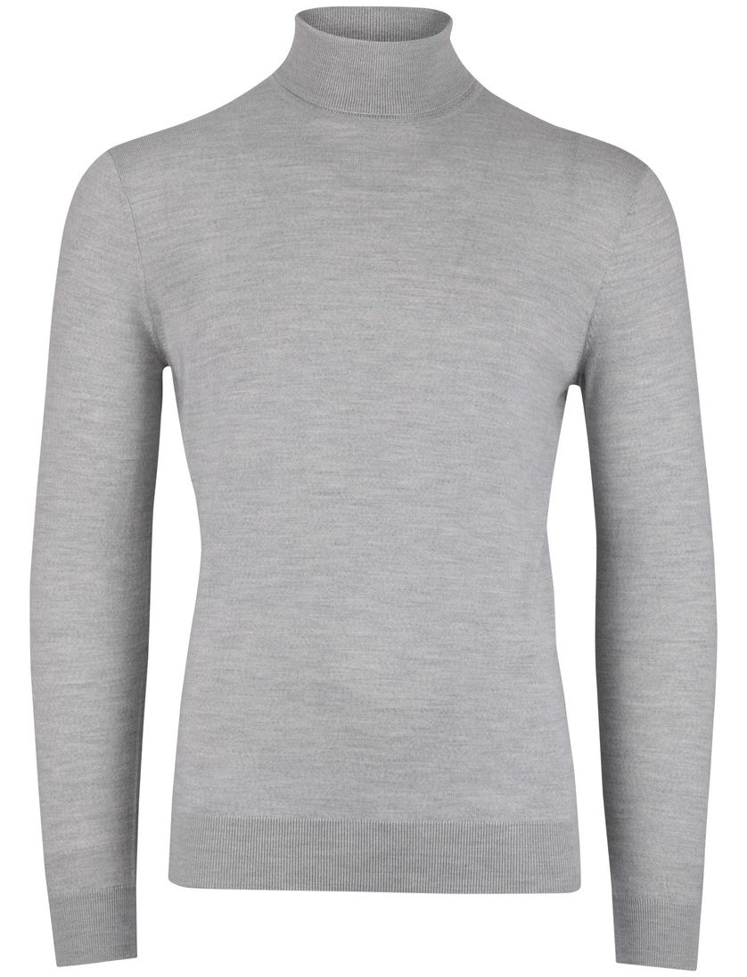 Thomas Maine coltrui zwart merinowol normale fit