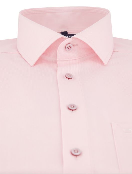 overhemd korte mouw roze Olymp Luxor Modern Fit