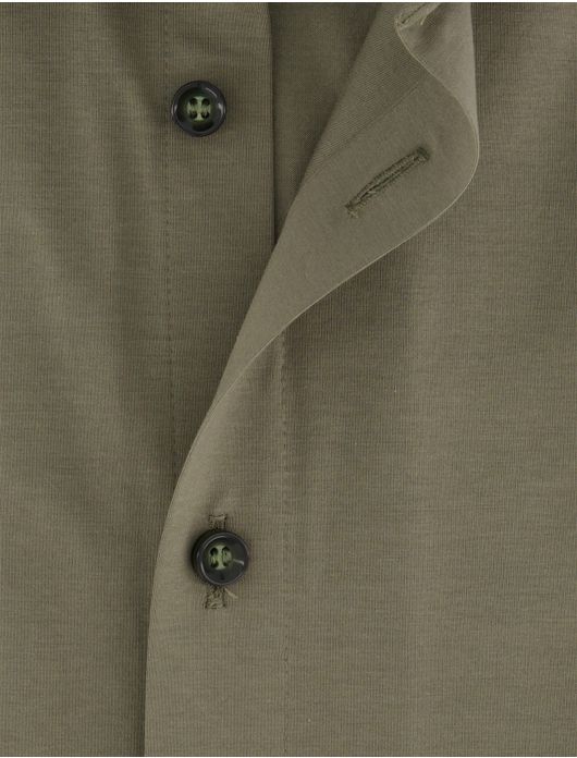 overhemd korte mouw khaki Olymp Level Five body fit