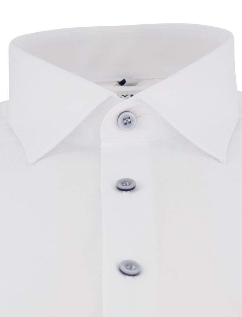 Olymp Level 5 Five overhemd katoen Body Fit effen spierwit