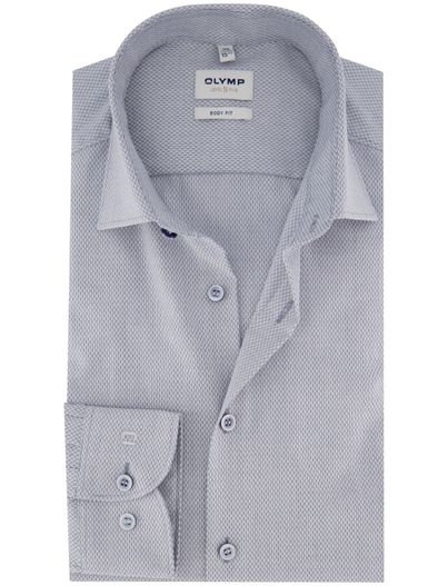 Olymp Olymp Level Five body fit business overhemd blauw