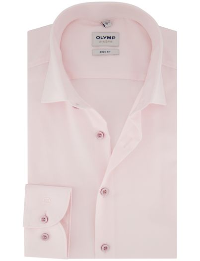 Olymp business overhemd roze Olymp Level Five body fit