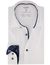 Olymp Level Five zakelijk jersey overhemd slim fit wit