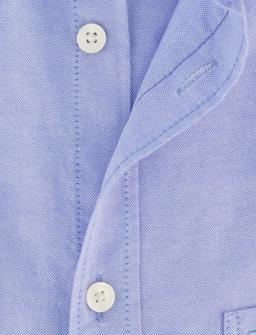 Olymp overhemd lichtblauw casual met borstzak