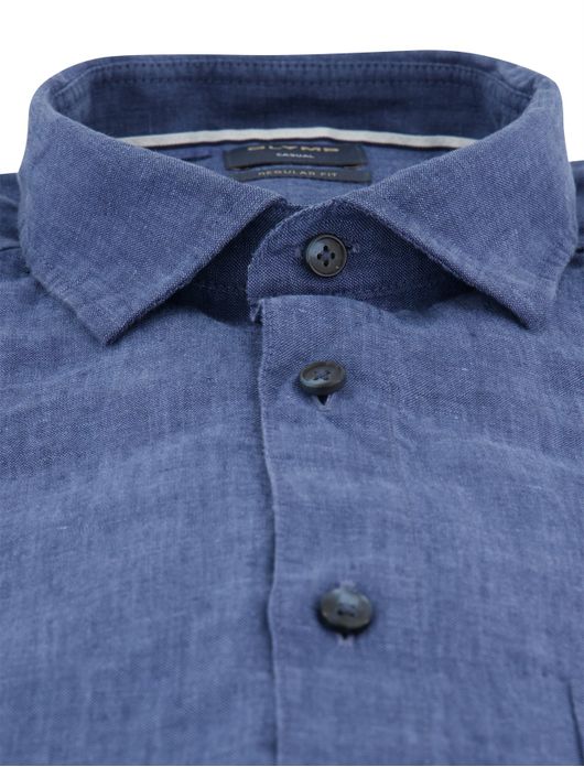 casual overhemd blauw Olymp