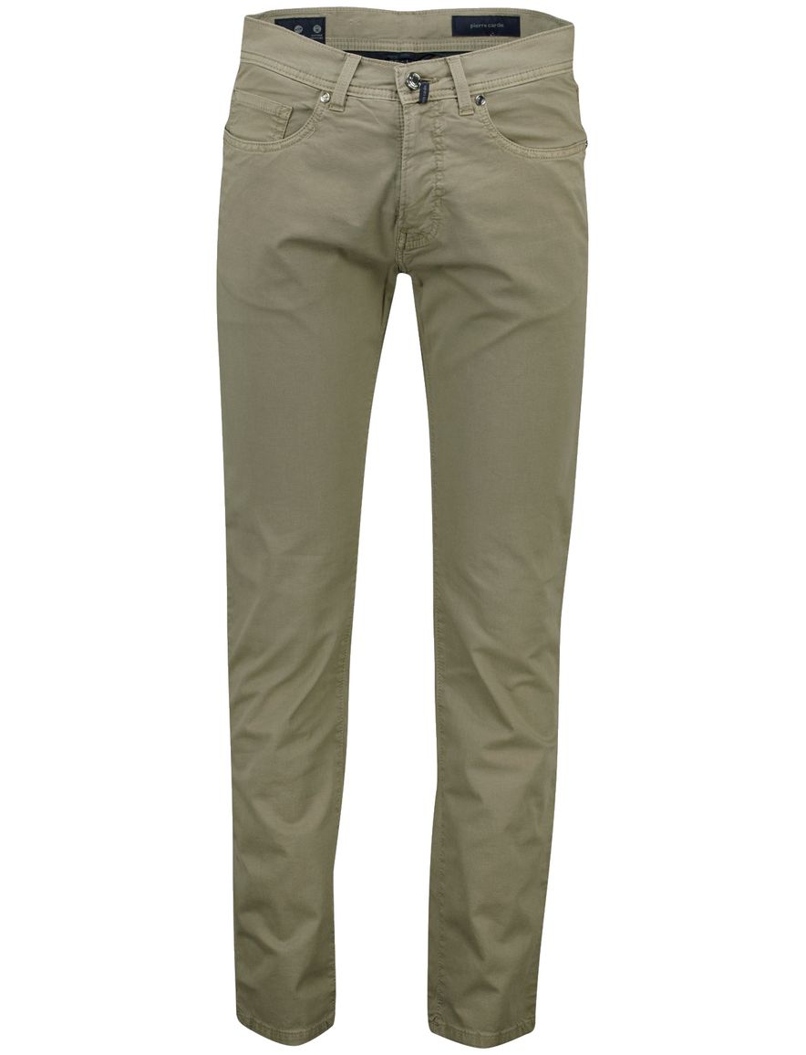 Pierre Cardin 5-p broek effen bruin katoen