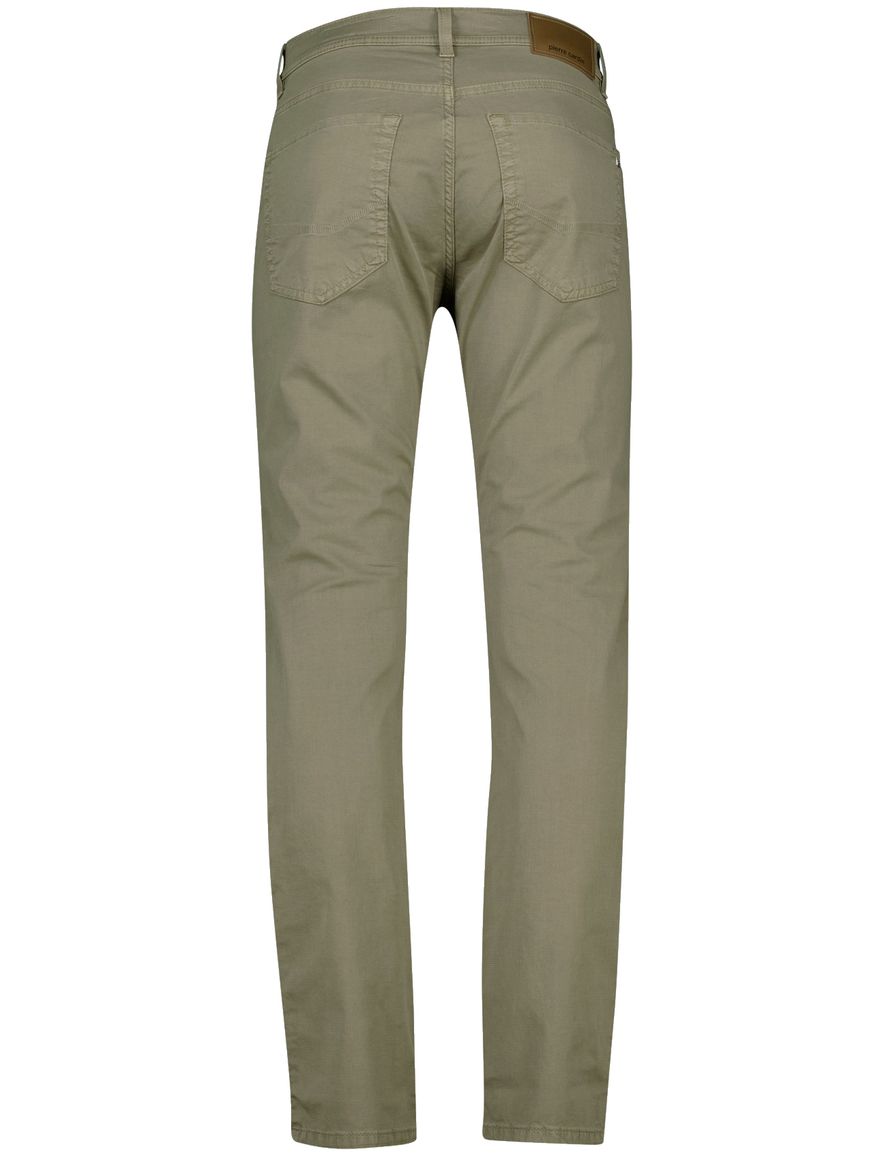 Pierre Cardin 5-p broek effen bruin katoen