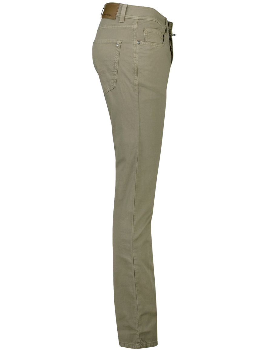 Pierre Cardin 5-p broek effen bruin katoen
