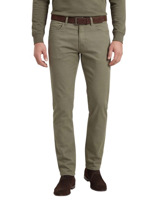 Pierre Cardin 5-p broek effen bruin