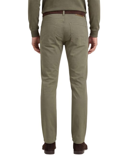 Pierre Cardin 5-p broek effen bruin