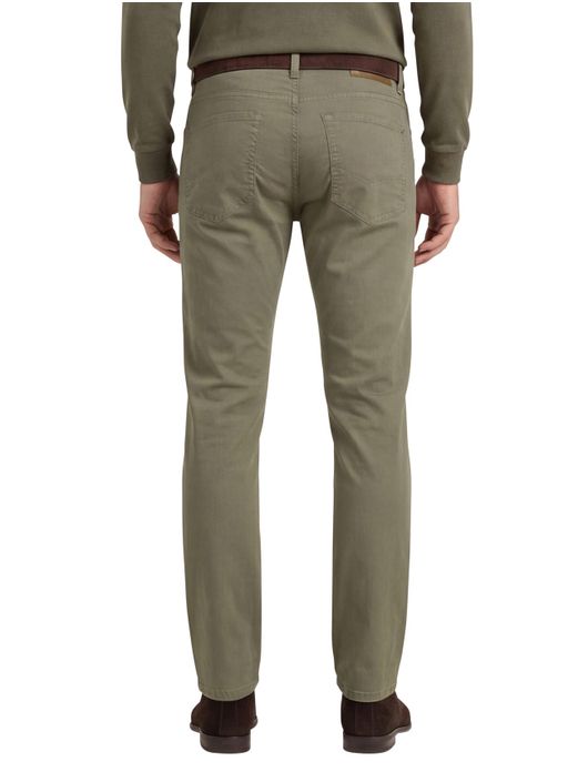 Pierre Cardin 5-p broek effen bruin