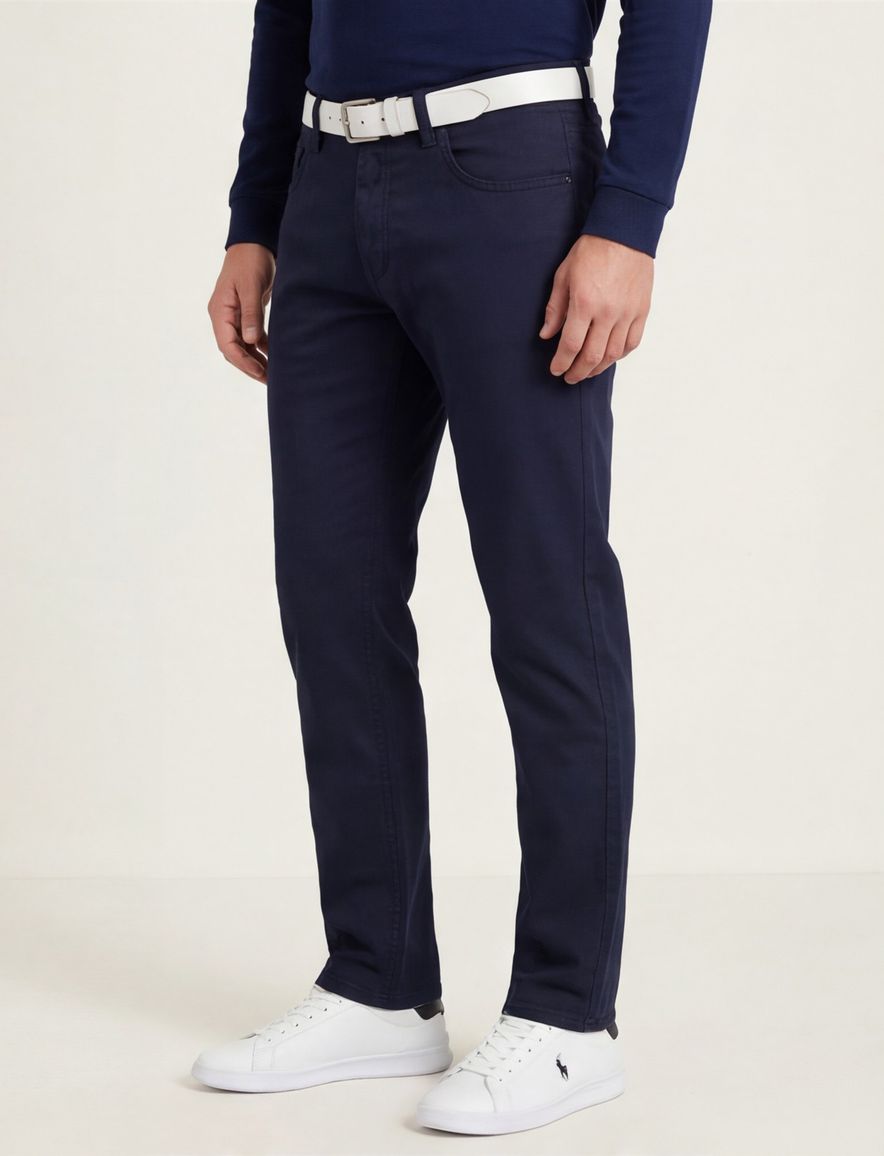 Pierre Cardin pantalon donkerblauw effen 5-p