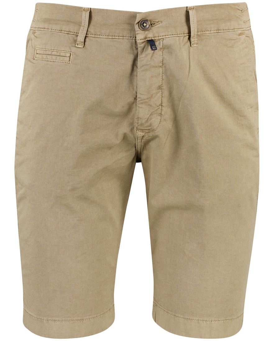 Pierre Cardin Bermuda pc strassbourg bruin effen