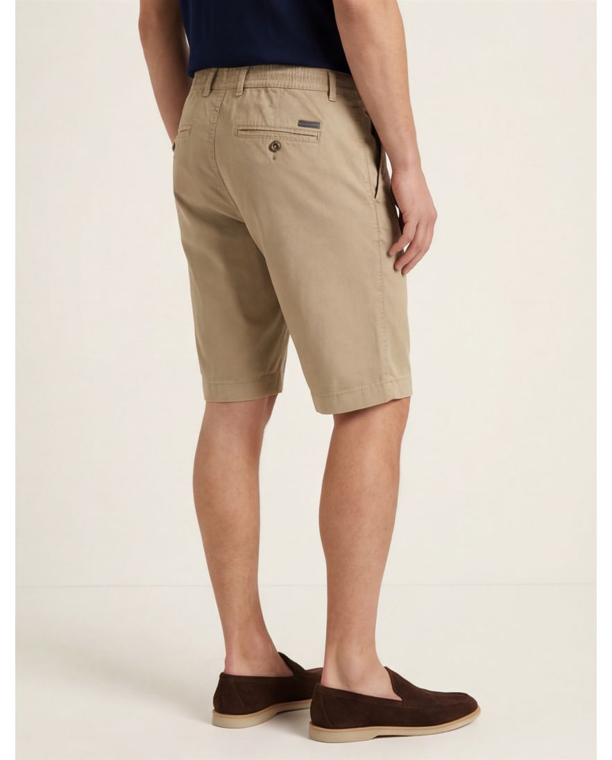 Pierre Cardin Bermuda pc strassbourg bruin effen