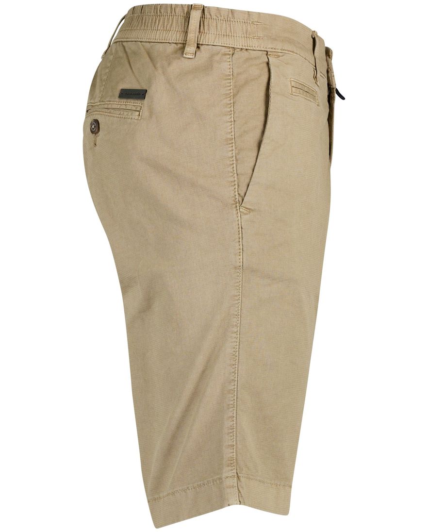 Pierre Cardin Bermuda pc strassbourg bruin effen