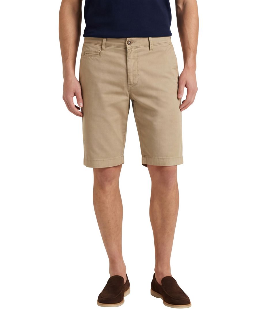 Pierre Cardin Bermuda pc strassbourg bruin effen