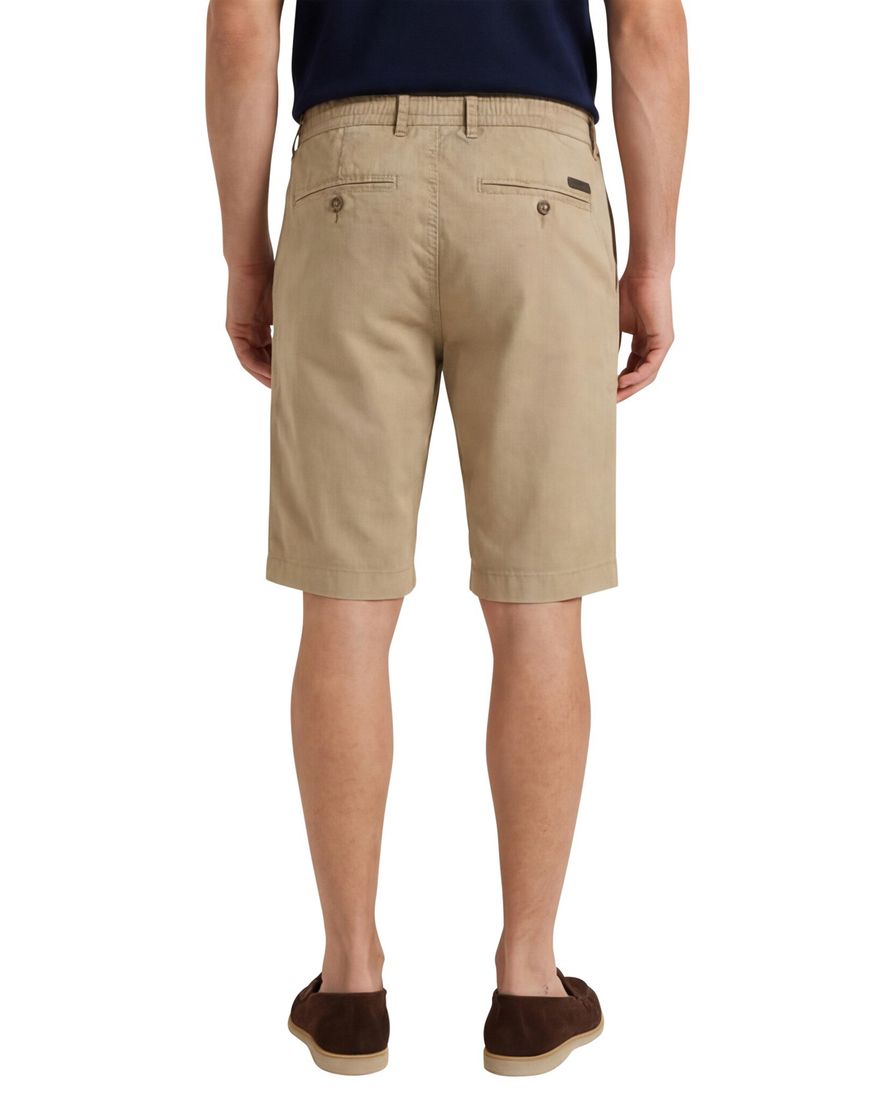 Pierre Cardin Bermuda pc strassbourg bruin effen