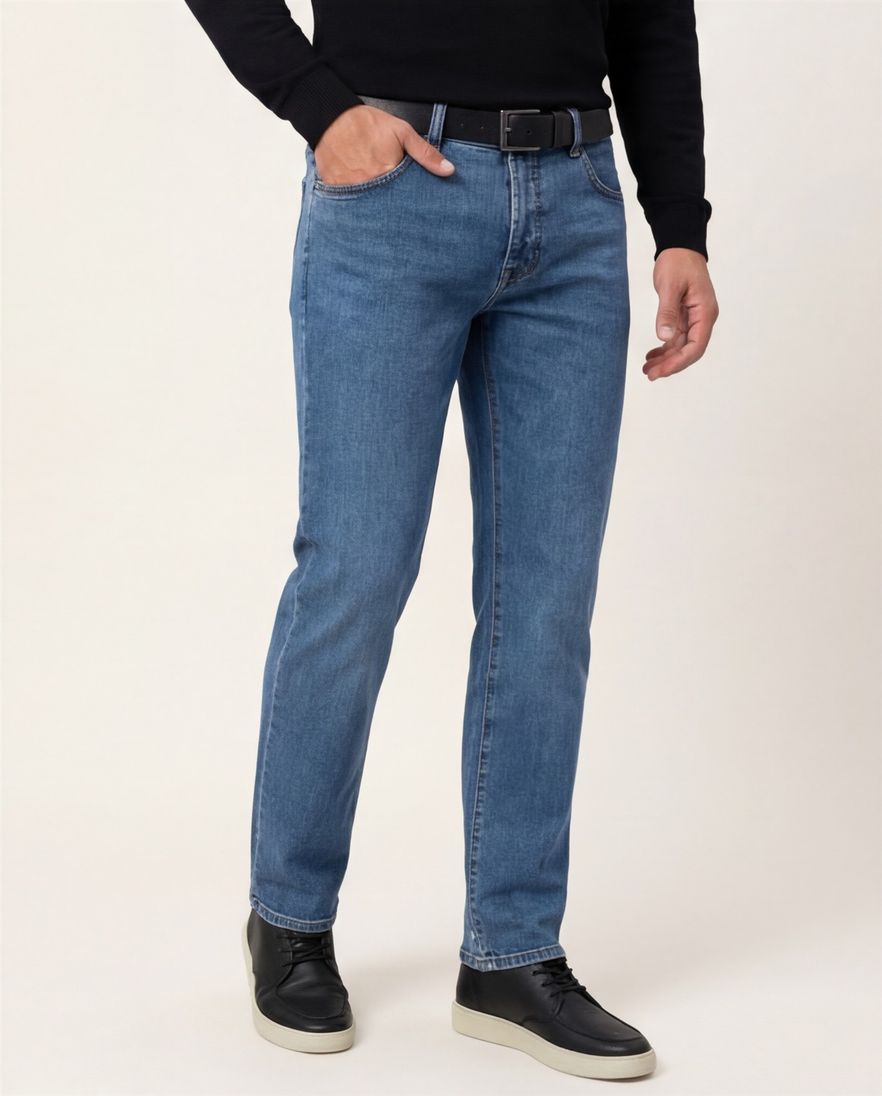 Pierre Cardin Dijon jeans middenblauw