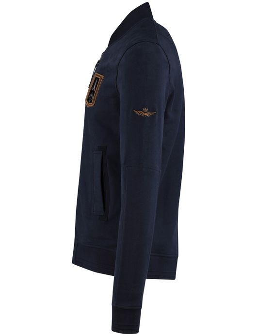 Aeronautica Militare Vest donkerblauw katoen emblemen