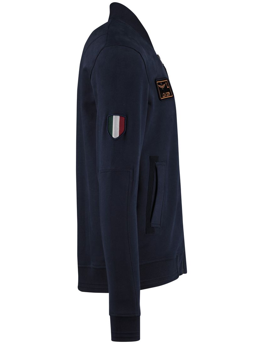 Vest Aeronautica Militare donkerblauw emblemen