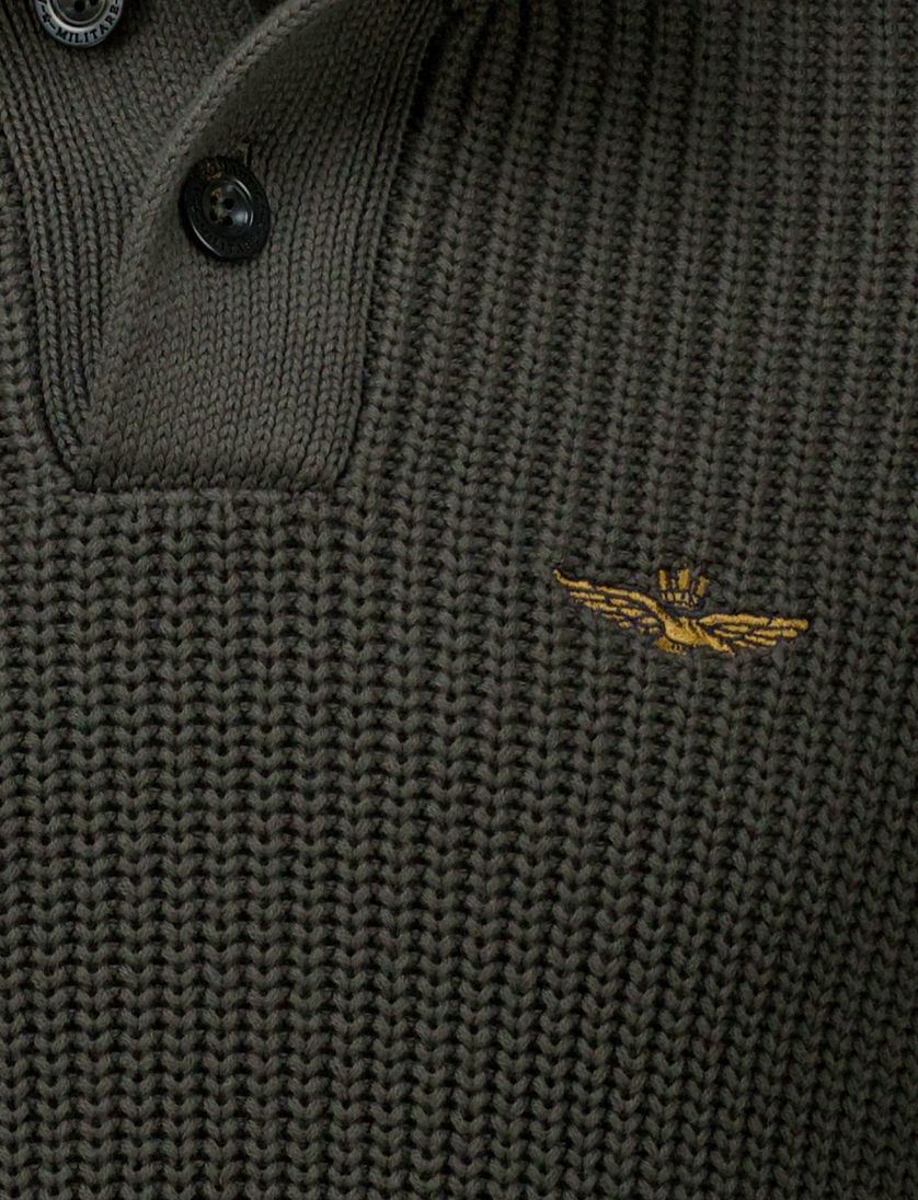 Aeronautica Militare trui groen katoen