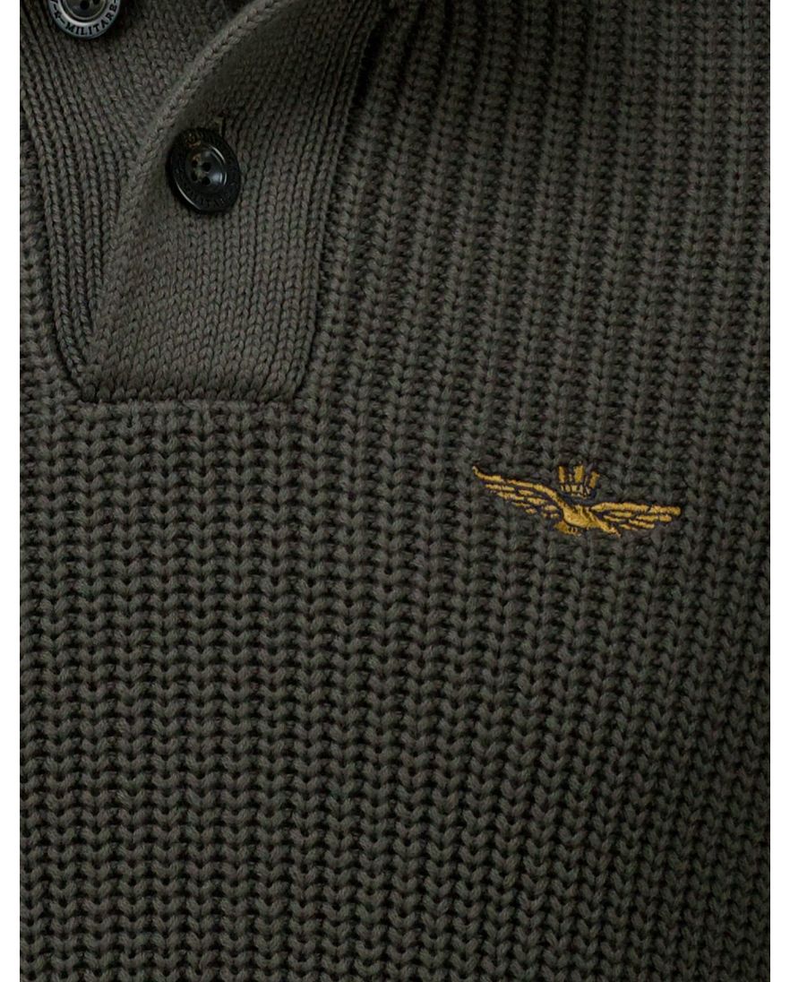 Aeronautica Militare trui groen katoen