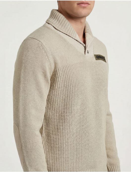 Aeronautica Militare trui beige gebreid