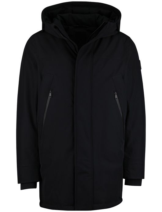 Airforce winterjas effen donkerblauw normale fit