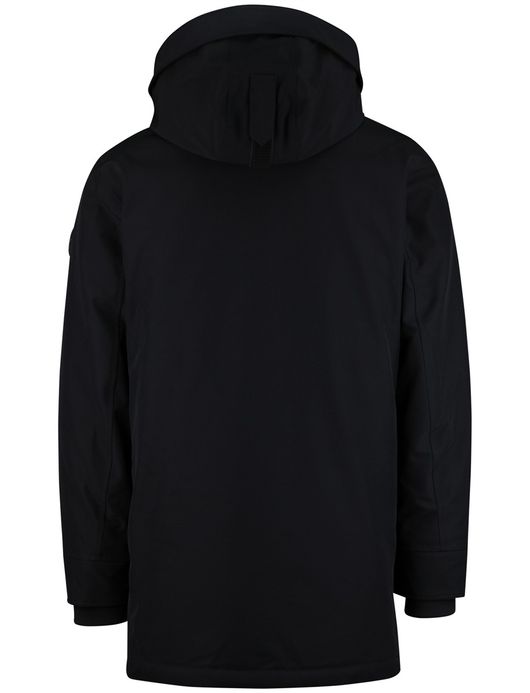 Airforce winterjas effen donkerblauw normale fit