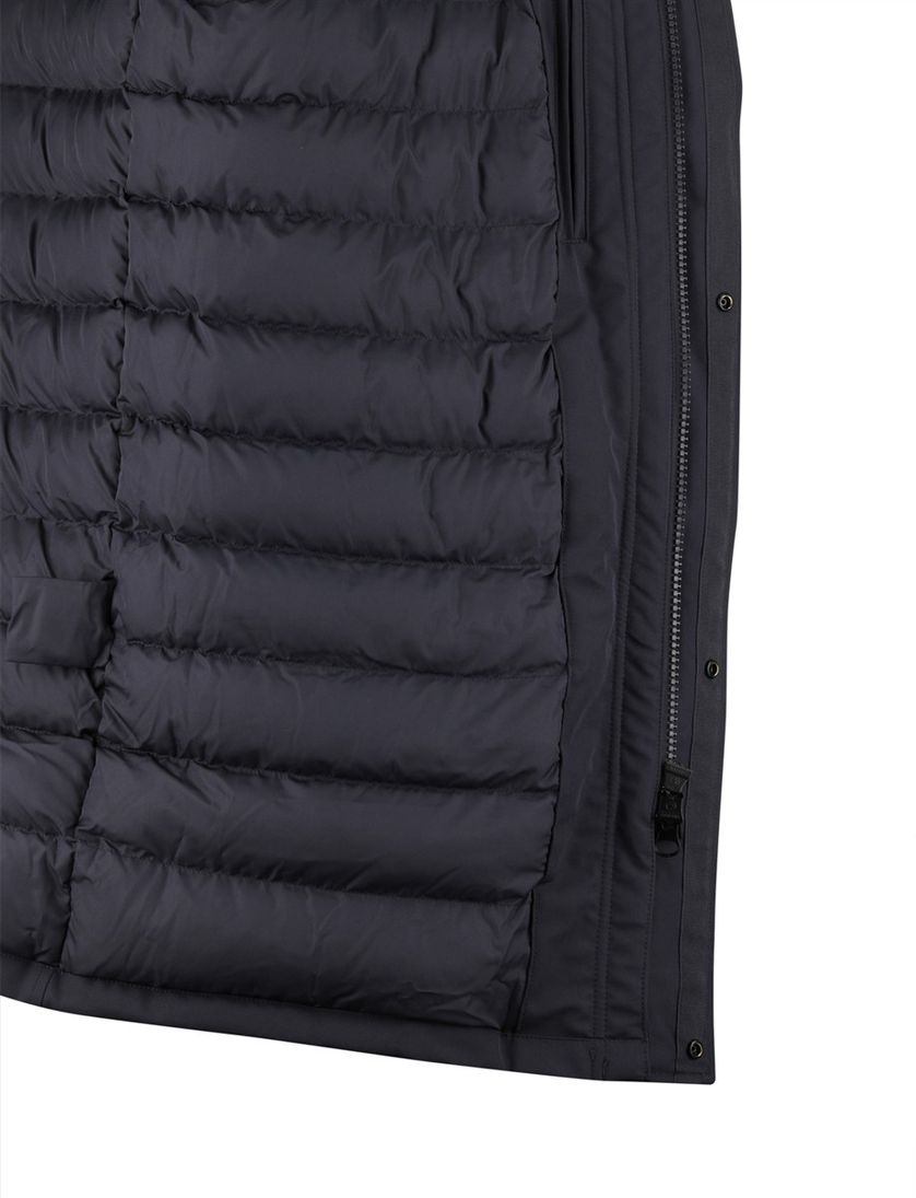 Airforce winterjas effen navy normale fit