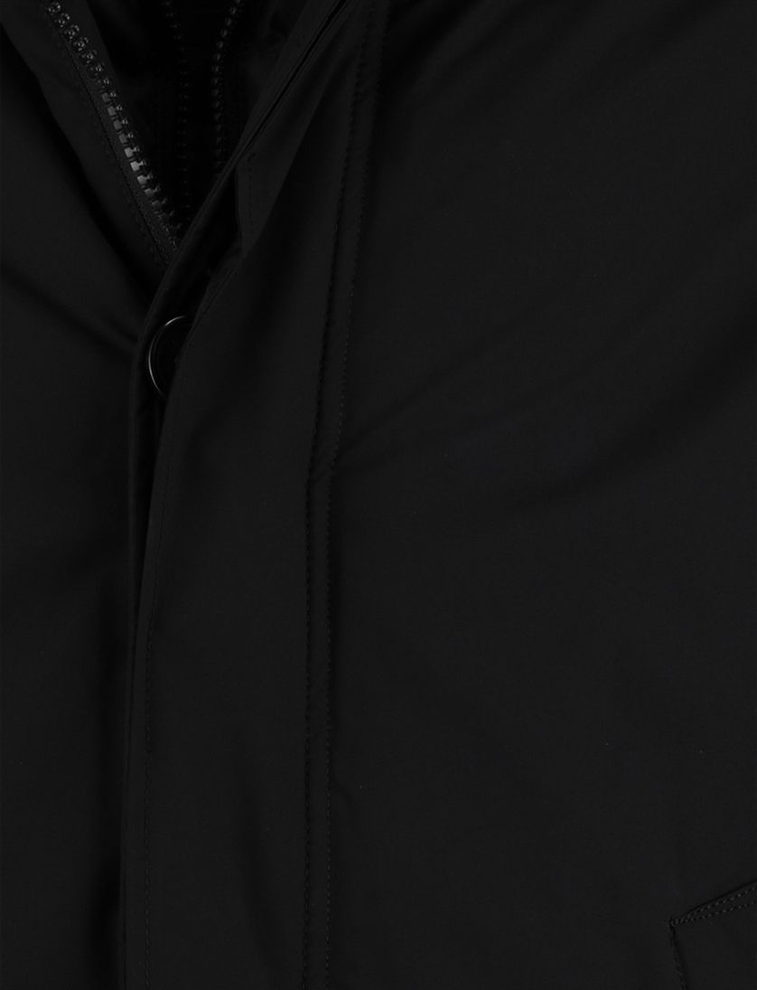 Airforce winterjas effen zwart waterdicht