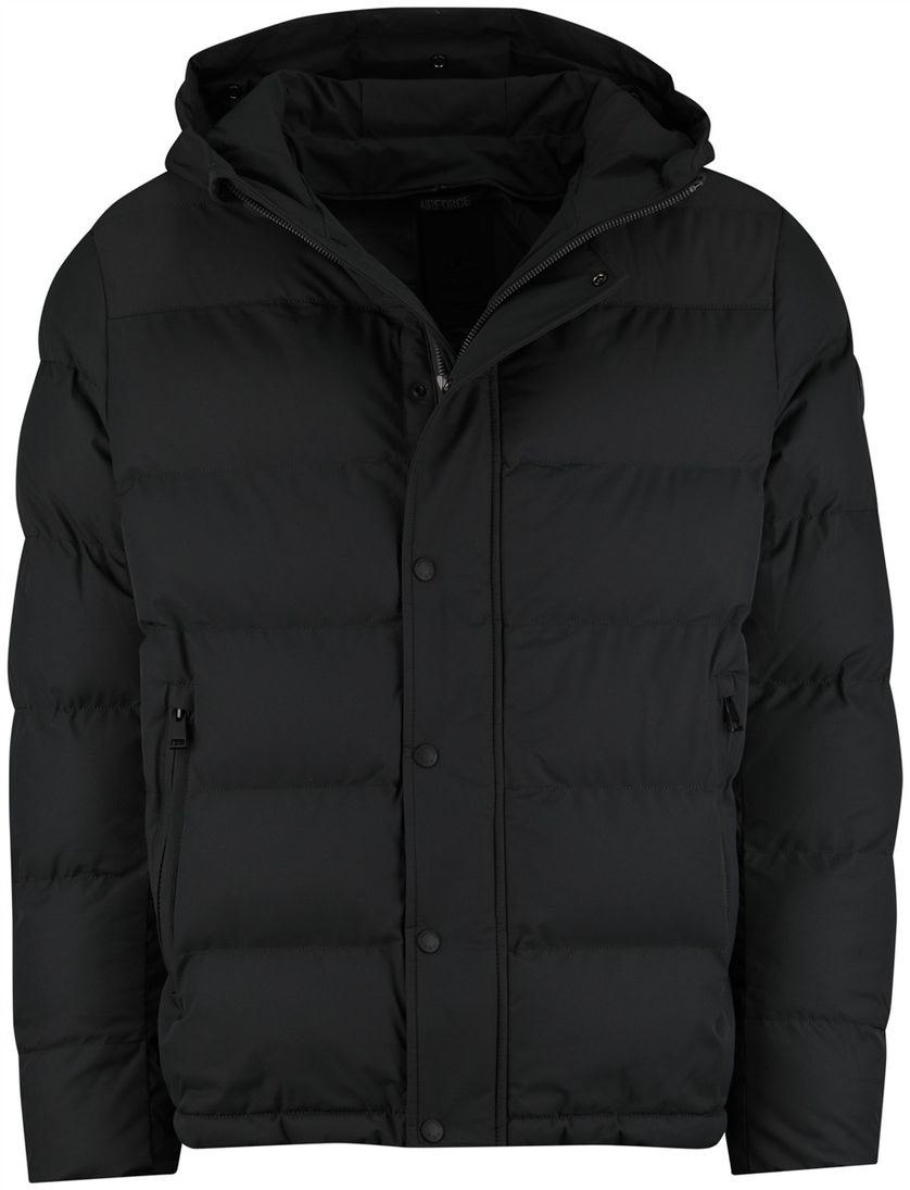 Airforce Vic puffer winterjas groen polyester