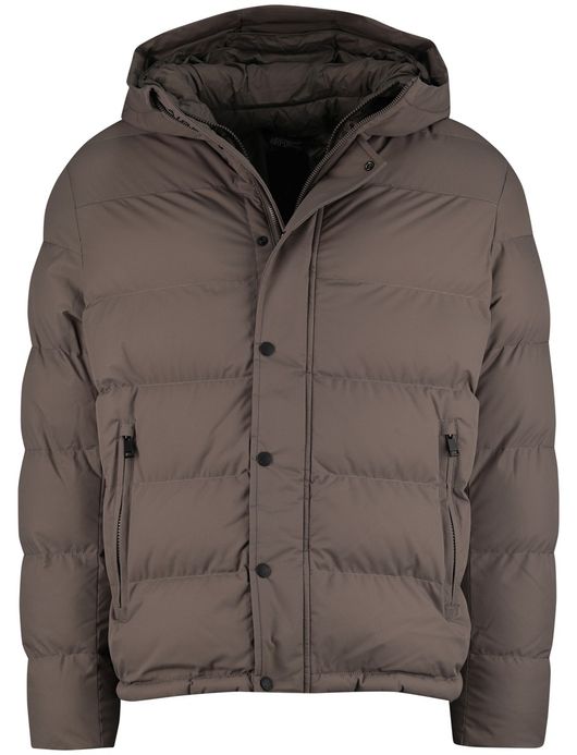 Airforce winterjas waterdicht bruin effen normale fit