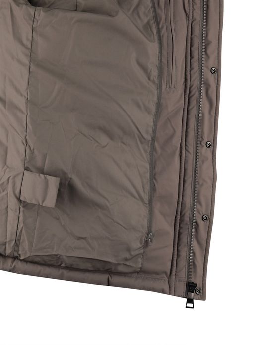 Airforce winterjas waterdicht bruin effen normale fit