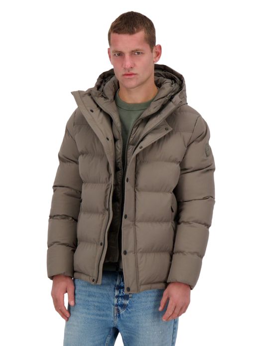 Airforce Vic winterjas puffer taupe
