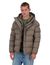 Airforce winterjas effen bruin waterdicht normale fit