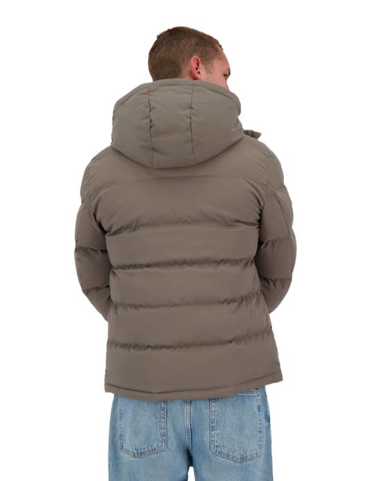 Airforce winterjas bruin effen waterdicht normale fit