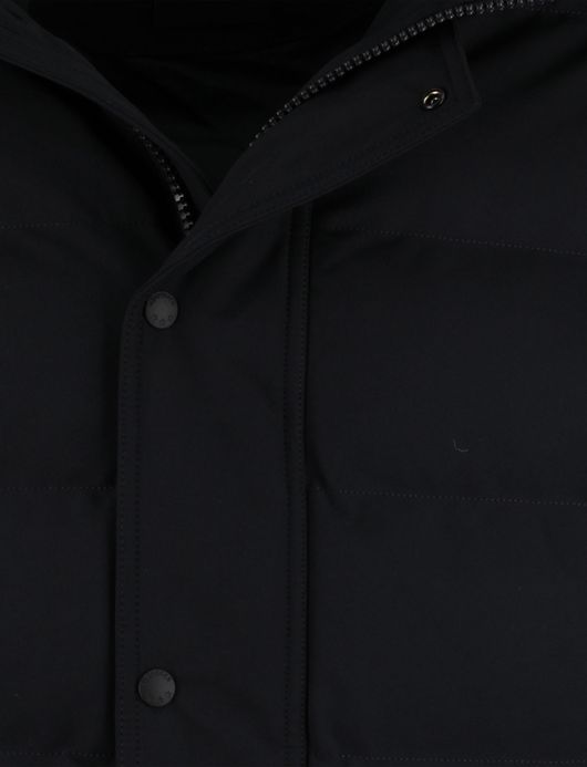 Airforce winterjas donkerblauw effen capuchon