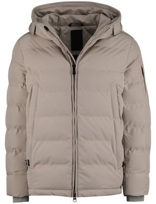 Airforce Airforce winterjas effen beige gewatteerd