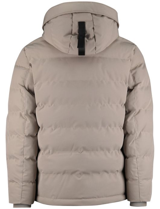 Airforce puffer jas beige effen normale fit