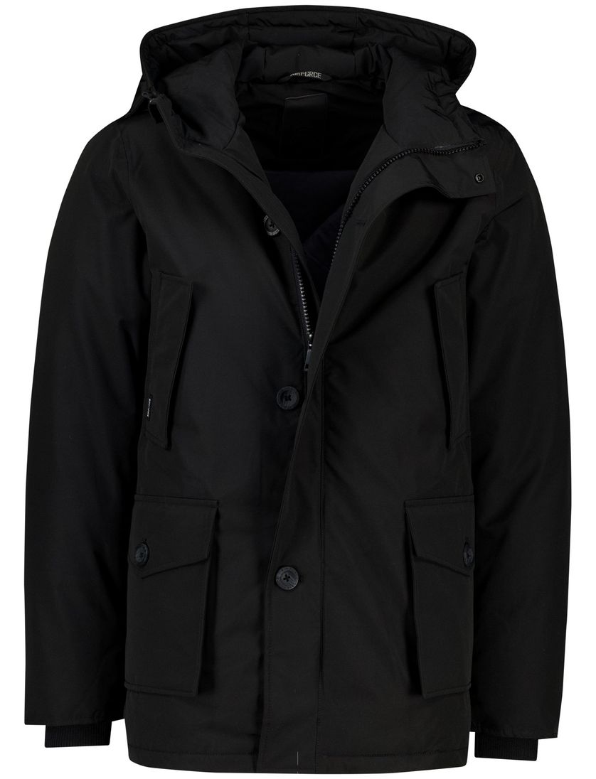 Airforce classic parka v2 waterafstotend zwart